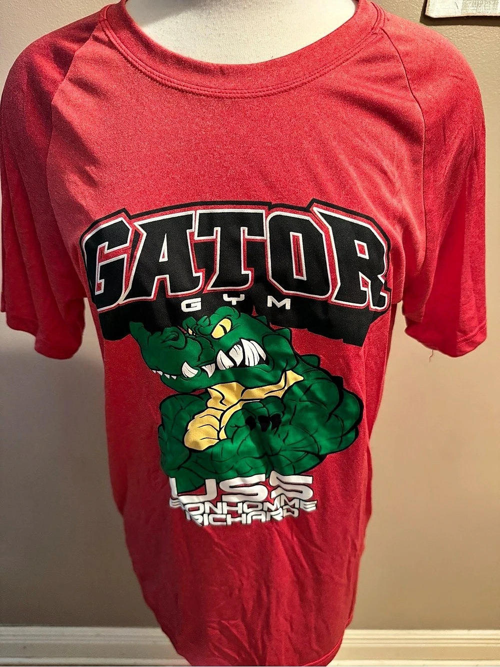 VTG Gator U.S.S. Don Homme Richard LHD 6 Gator Gym Challenge Shirt Navy Medium